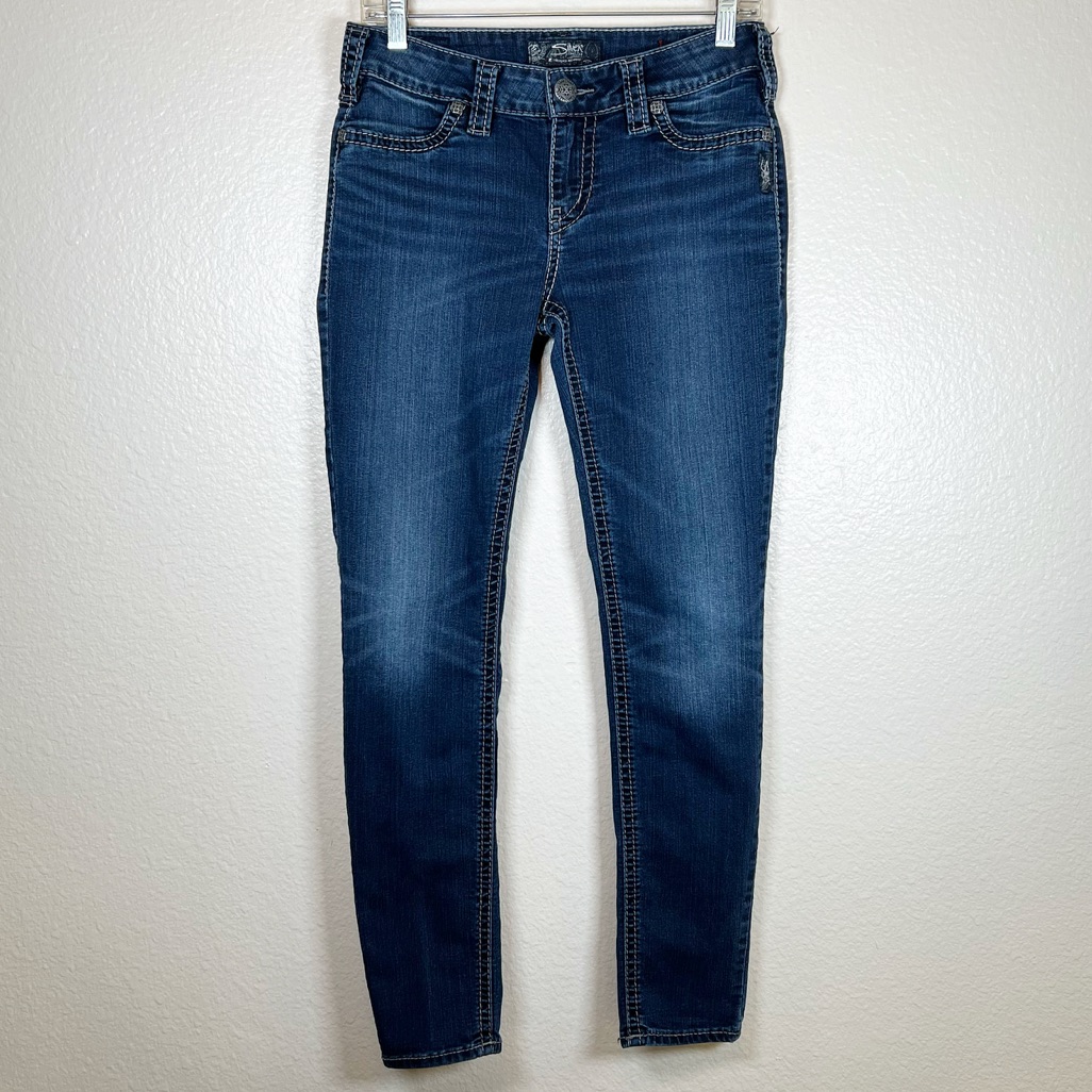 Silver Suki Mid Skinny Jeans